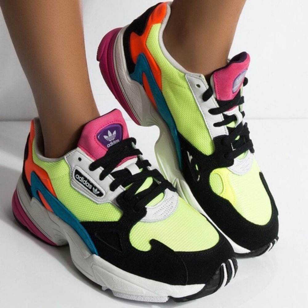 adidas Originals Falcon Sneaker in Hireye & Black